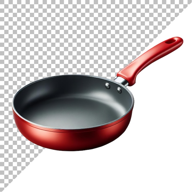 Transparent image of a red pan