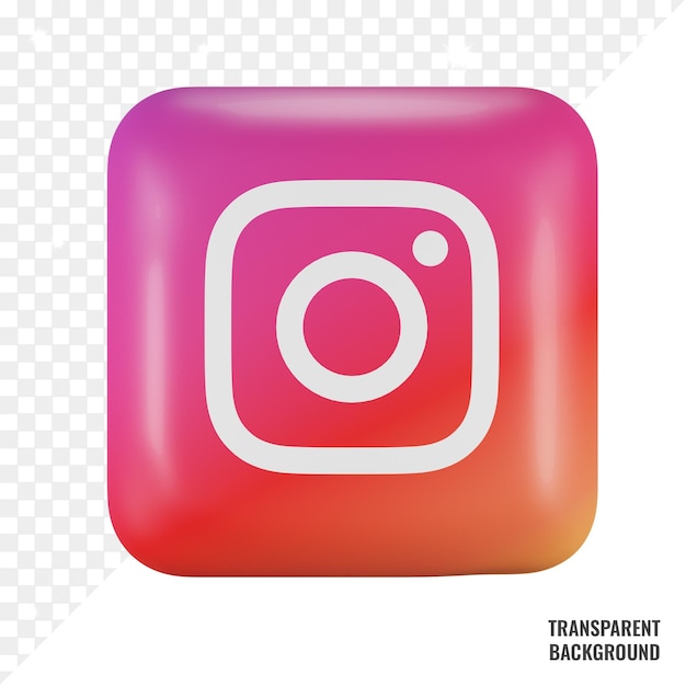 transparent instagram logo psd