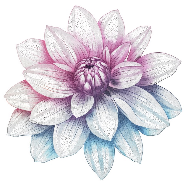 Transparent Intricate beautiful flower artwork