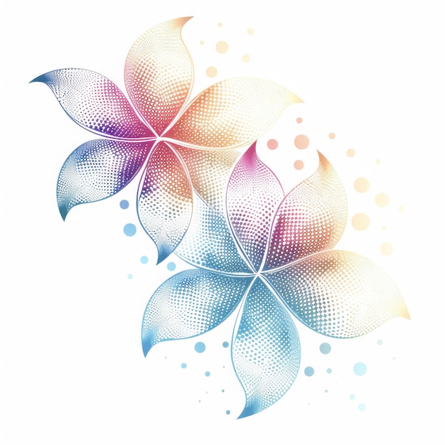 PSD transparent intricate beautiful flower artwork