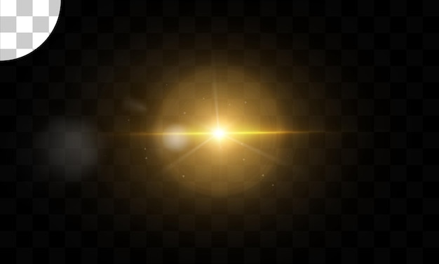 Transparent light flare effect background design