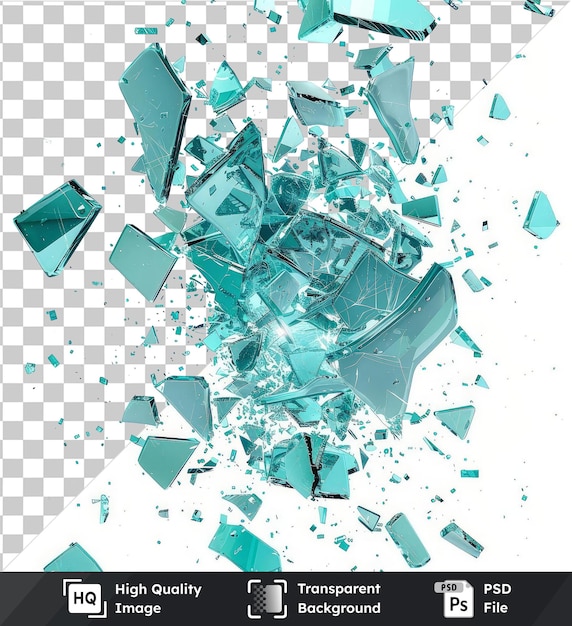 transparent object abstract digital fragments vector symbol shattered cyan blue green purple pink gray white blue green purple pink blue purple pink purple