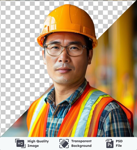 transparent object asian engineer man for engineering architecture construction real estate housing planning safety inspection foreman contract young engineering career desiguring into the future