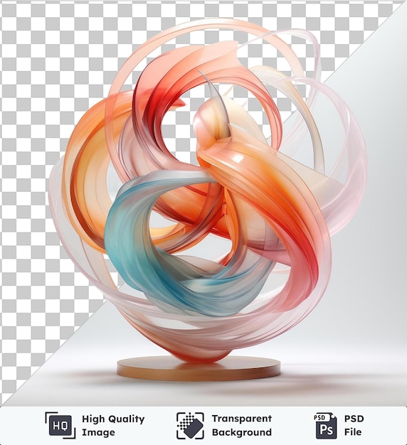 Transparent Object realistic photographic Kinetic artist_s kinetic sculpture