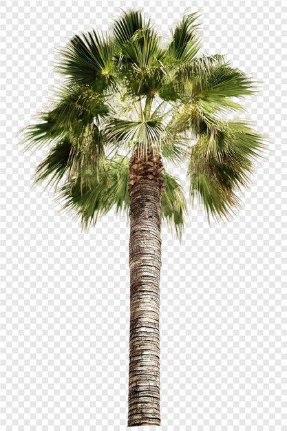 PSD a transparent photo of a palm tree