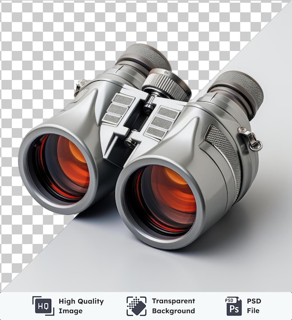 PSD transparent psd picture realistic photographic zoologist _ s binoculars a camera