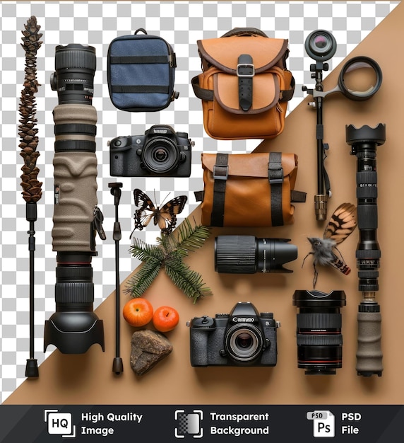 transparent psd picture wildlife photography equipment set featuring a variety of cameras including silver black gray and silver and black cameras as well as a silver and gray camera