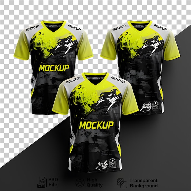 Transparent Soccer Jersey Template for Custom TShirt Designs