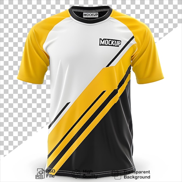 Transparent Soccer Jersey Template for Custom TShirt Designs