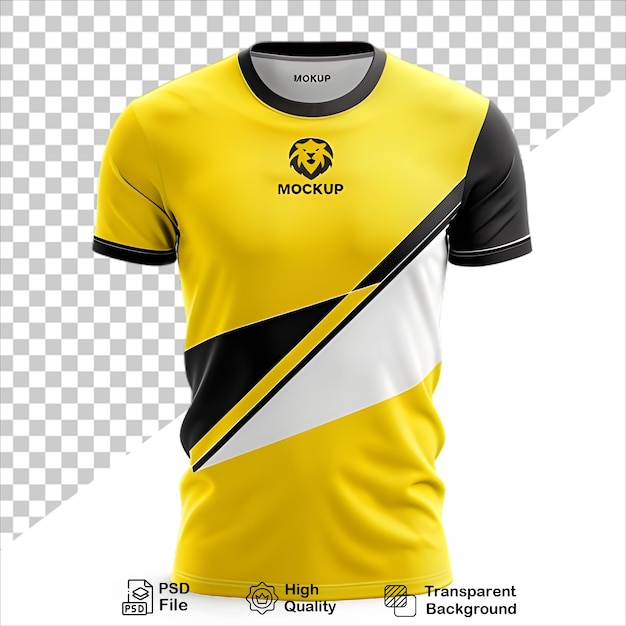 Transparent Soccer Jersey Template for Custom TShirt Designs