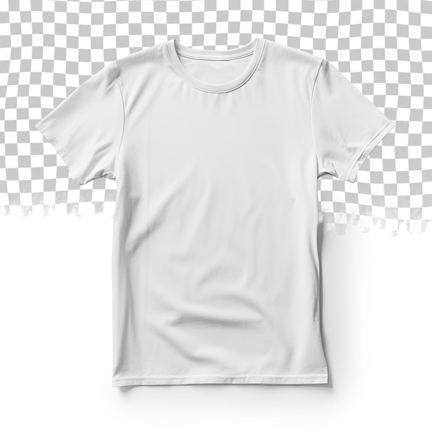 transparent tshirt clothes on isolated transparent background