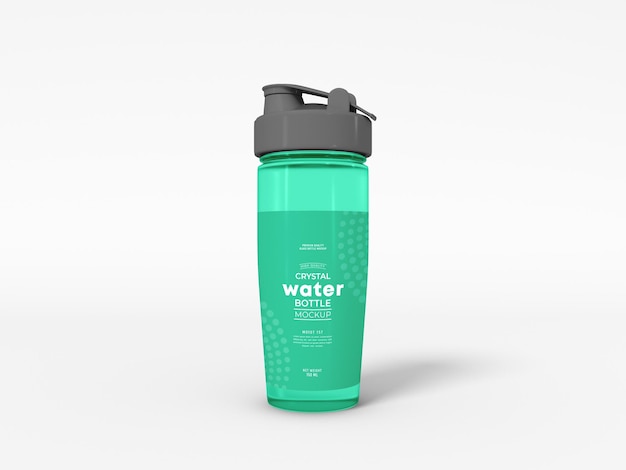 Transparent Water Sipper Container  Mockup