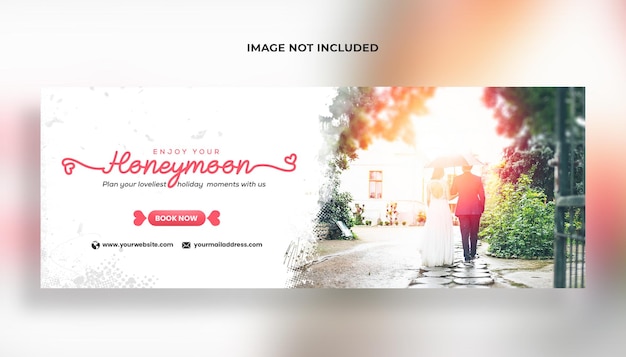 Travel agency Facebook cover and web banner psd template