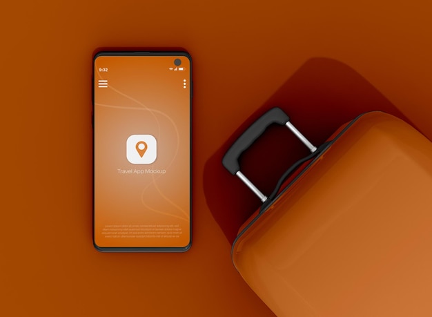 Travel App Mockup