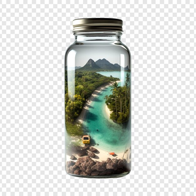 Travel Bottle isolated on transparent background