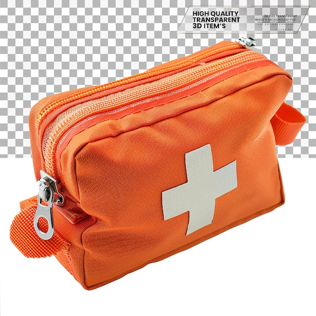 PSD travel first aid kit a compact first aid kit used for medical emergencies on transparent background