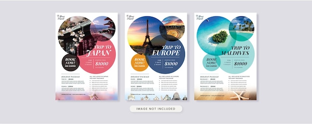 PSD travel flyer 4