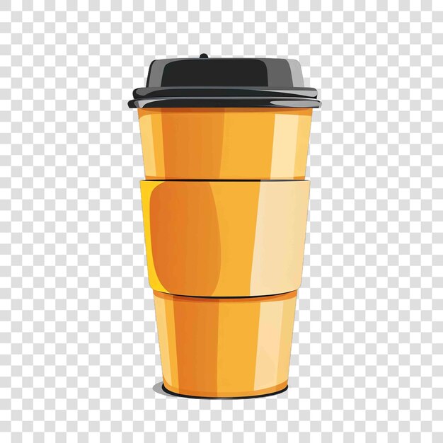 PSD travel mug transparent background vector elementon transparent background