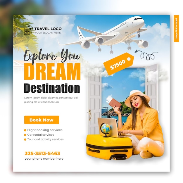 Travel Social Media Design