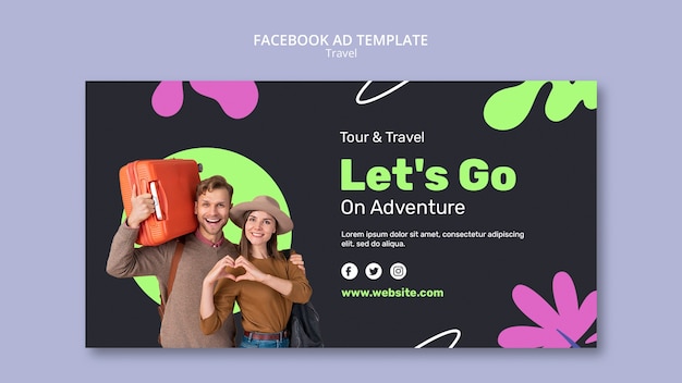 PSD travel template design