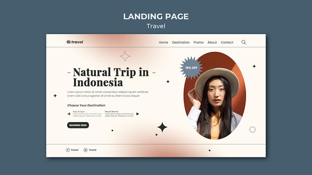 Travel time landing page