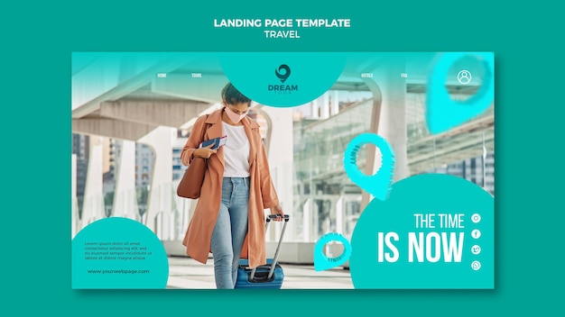 Travel with mask  landing page