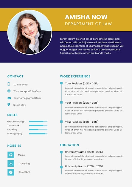 Traveller resume template