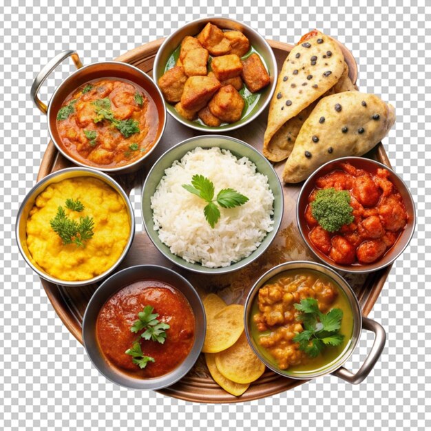 A tray of food with rice rice and vegetables