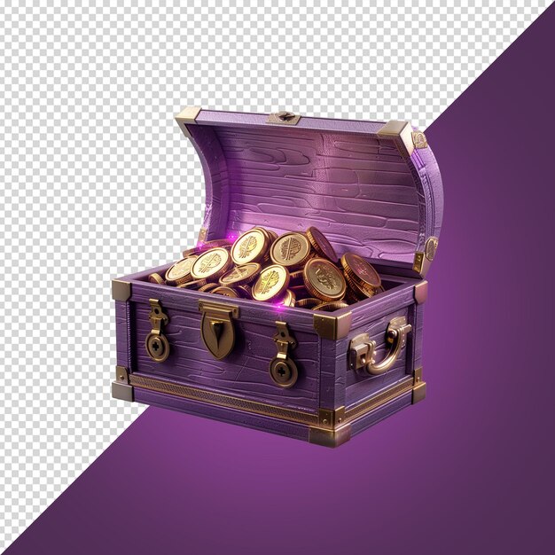 PSD treasure chest png