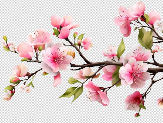 Tree branch flower Photo Overlays Summer spring png transparent