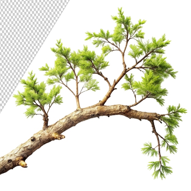 tree branch isolated on transparent background