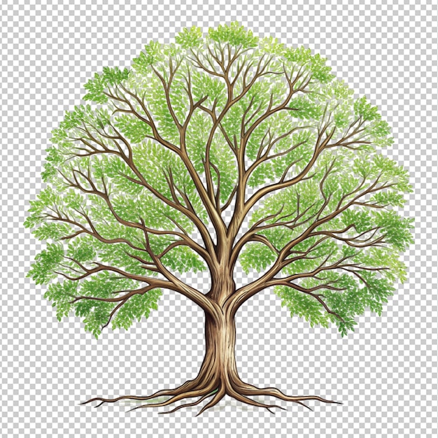 PSD a tree drawing