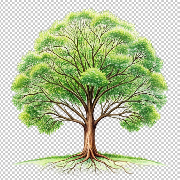 PSD a tree drawing