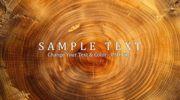 PSD tree rings crosssection growth pattern