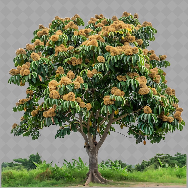 PSD a tree with a bunch of bananas on it