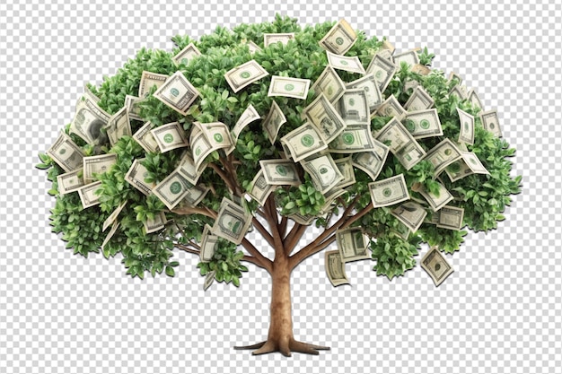 Tree with money png