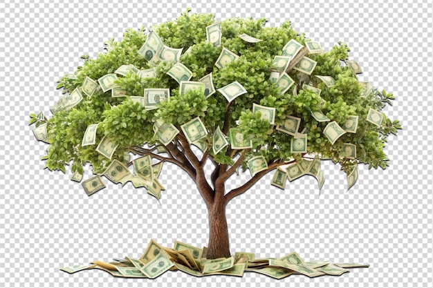 Tree with money png