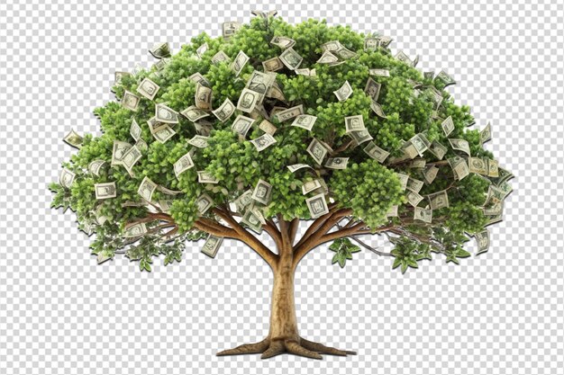 Tree with money png