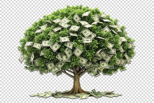 Tree with money png