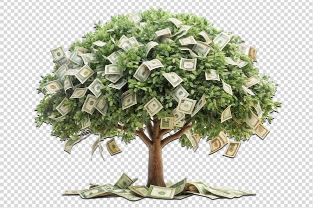 Tree with money png