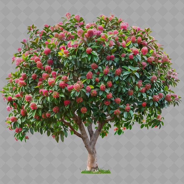 PSD a tree with a red fruit on it