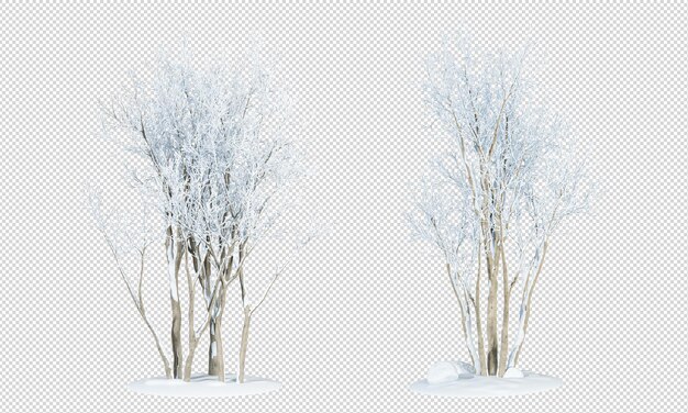 PSD the trees in the snow