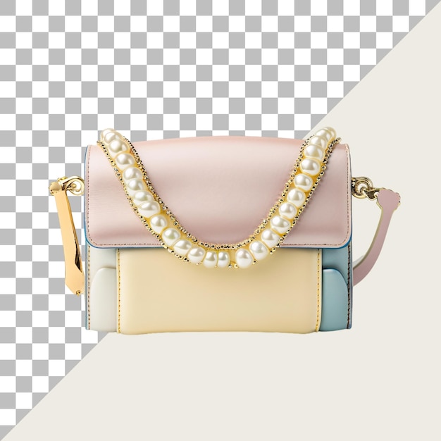 Trendy fashion womens Handbag isolated on a transparent background