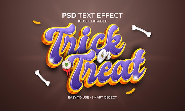 TRICK OR TREAT TEXT EFFECT