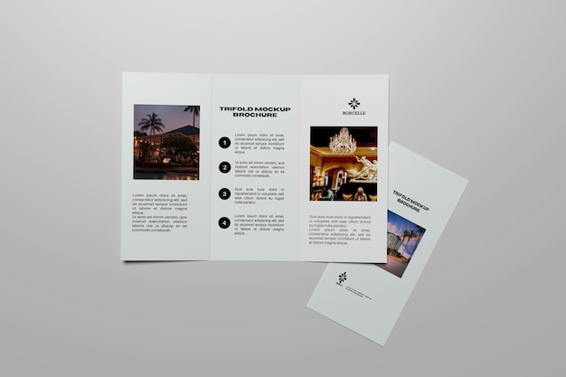 Trifold Brochure Mockup