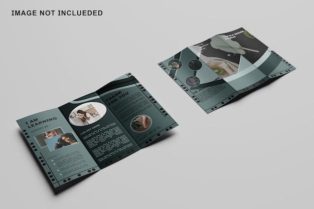 Trifold Brochure Mockup