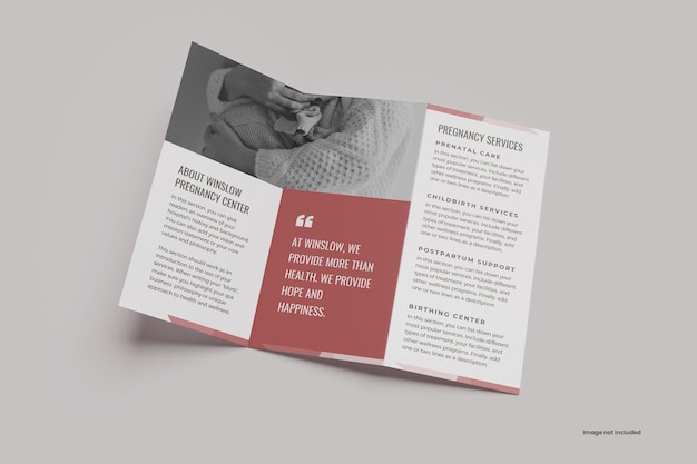 Trifold Brochure Mockup