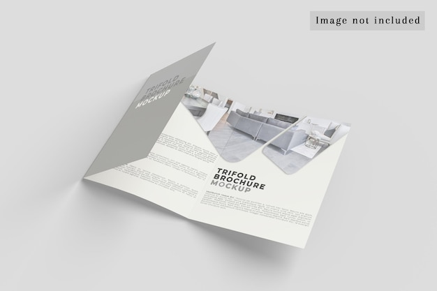 trifold brochure mockup