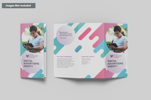 Trifold Brochure Mockup