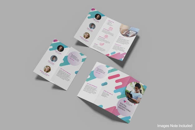 Trifold Brochure Mockup